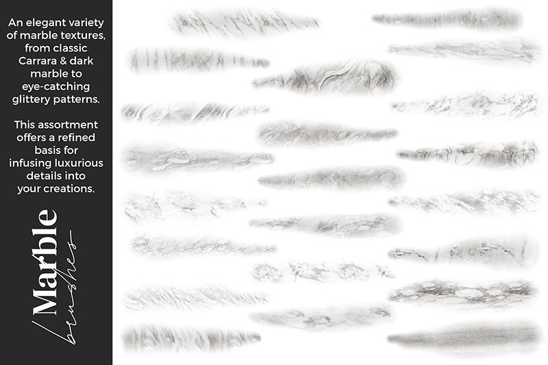 70+Procreate大理石纹理笔刷